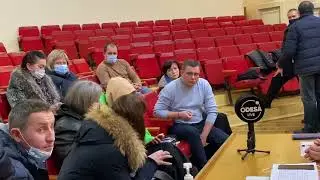 Собрание жителей Лиманчик-2 в Суворовской РГА по отселению. Часть2