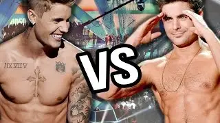 Justin Bieber VS Zac Efron – Best On Stage Striptease of 2014