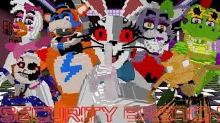 FNAF SECURITY BREACH addon for MCPE!!! // addon review