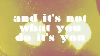Spookey Ruben - It's Not What You Do It's You (official lyric video)