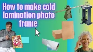 Cold Lamination Photo Frame Making for Beginners | Perfect Finishing Tips & Tricks🤯🙀