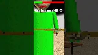 Bro started his villain arc (Baldi Basic's) 