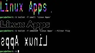 toilet: display large unicode text in color