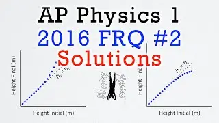 2016 #2 Free Response Question - AP Physics 1 - Exam Solution