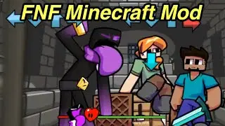 Friday Night Funkin, But it’s Minecraft... Friday Night Funkin' - Don't Funk at Night! Mod
