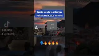 Quando ascoltai in anteprima "PIACERE FRANCESCO" di Praci! #praci #nuovasardegna #reaction #twitch