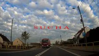 Jedziemy autem ze Strzelec Opolskich do Opola przez Suchą, Izbicko,Nakło, Walidrogi 26 04 2021 r