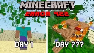 I Played Minecraft Error 422 AGAIN... (Cursed Version)