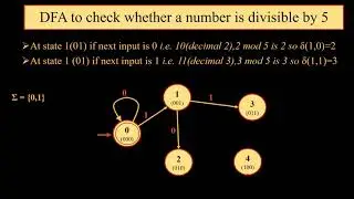 DFA for Binary number divisible by 5