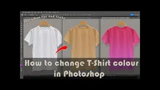 How to change t shirt colour in Photoshop #photoshopwork #photoshopmanipulation #photoshoppainting