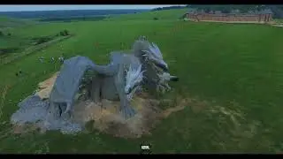 Кудыкина гора "Водный фестиваль"  Липецкая Область Аэросъемка
