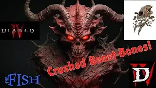 👿 Diablo 4 🔥 - Crushed Beast Bones for LVL 30 potion upgrade on the first try!