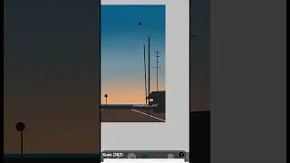 Part 83 |🌅 Drawing Sunset Aesthetic  