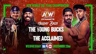 AEW Dynamite Holiday Bash 2020 Full OFFICIAL Match Card HD