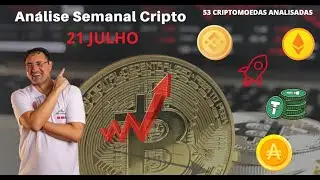Análise Semanal Cripto - 21 de julho - Será que o Bitcoin rompe o Topo Histórico?