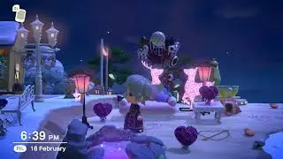 valentine's day event in animal crossing