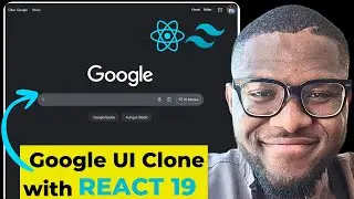 🔴Let's build a Google Search UI Clone with  REACT 19 ( TAILDWIND CSS  v4.)