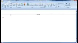How To Delete Blank Page In MIcrosoft Word 2007?
