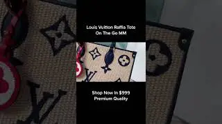 Louis Vuitton Raffia Onthego MM - Shop Now - Designer Handbags 