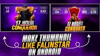 How To Make Thumbnail Like @FalinStarGaming on Android | make thumbnail on mobile