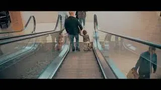 Sweden, Stockholm, Kungens Kurva Shopping Center, 3X escalator