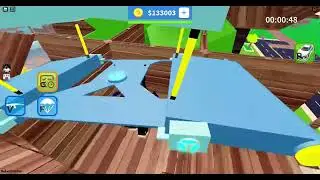 Tryharding in roblox FORT BLOX