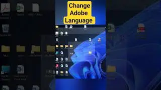 Change Adobe #acrobat Language