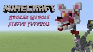 Minecraft Tutorial: Broken Mangle (FNAF) Statue