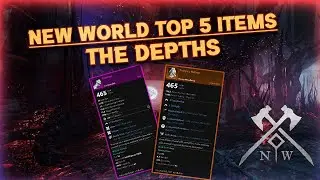 INSANE Ice Gauntlet! New World MMO Top 5 PvP Build & PvE Build Items - The Depths