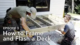 How to Frame a Deck: Prevent Twisting, Uplift & Water Damage