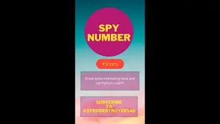 Check for a Spy Number using Python Script!! 