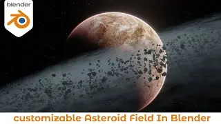 Make Procedural Asteroid field in Blender | Geometry Node