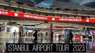 ISTANBUL AIRPORT 2023 WALKING TOUR | ONE OF THE BIGGEST AIRPORTS AROUND THE WORLD