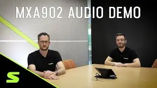 Shure Microflex® Advance™ MXA902 Ceiling Array + Loudspeaker Audio Demo