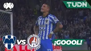 ¡QUÉ GOLAZO! 🔥 Remató Brandon Vázquez | Monterrey 1-0 Atl San Luis | Liga Mx - CL2024 J3 | TUDN