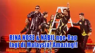 Crazy! RINA NOSE raps Haa TEPOK with Nabil Ahmad! The Hardest Singing Show Episode 09
