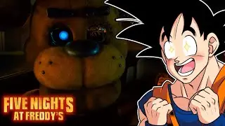Goku Reacts to Five Nights At Freddy's | Official Trailer