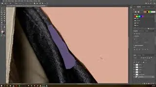 Graphic poster - Fixing gaps with the pen tool