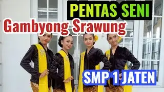 TRADISONAL GAMBYONG SRAWUNG DANCE FOR FIRST MIDDLE STUDENTS