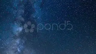 Time Lapse Of Night Sky. Stock Footage