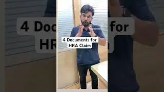 HRA claim documents requirement| ITR Filling #hraclaim #itrfilling