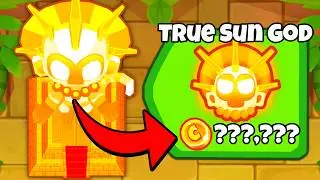 The NEW Cheapest MAX True Sun God! (Bloons TD Battles 2)