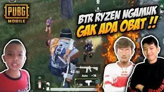 BTR RYZEN POSISI TERJEPIT BISA GINI !?!? GA MASUK AKAL - PUBG MOBILE