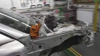 Bodraya Sonata. Body repair after an accident.