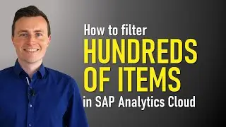 Paste filter values in SAP Analytics Cloud