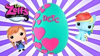 NEW FROZEN SURPRISE EGGS Play Doh Giant DCTC Egg Toys My Little Pony Zelfs Disney Princess Toy