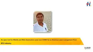 An open tool for Mobile and Web Automation saves over $100K for an American asset management firm!
