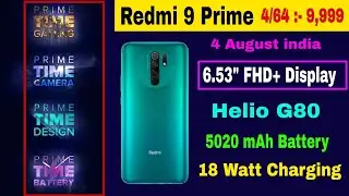 Redmi 9 Prime Confirmed Specifications,Price & india Launch Date