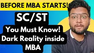 SC, ST & other Reserved category MBA aspirants, DANGER ALERT in IIMs and other Bschools. 5 Points!