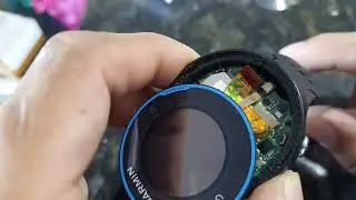 trocando a tela do relógio garmin  620